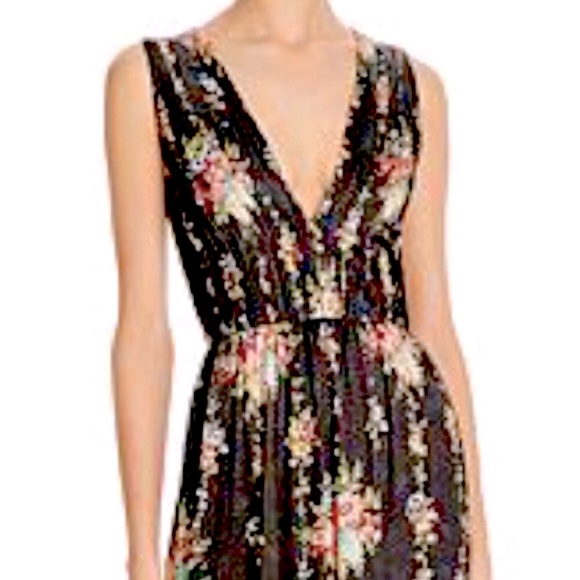 LAST CHANCE Alice+Olivia Ava gown NWOT plunge neck - Picture 2 of 11